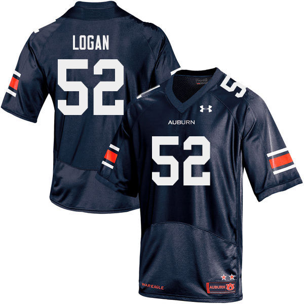 Auburn Tigers Men's Russ Logan #52 Navy Under Armour Stitched College 2019 NCAA Authentic Football Jersey MQA6774TY